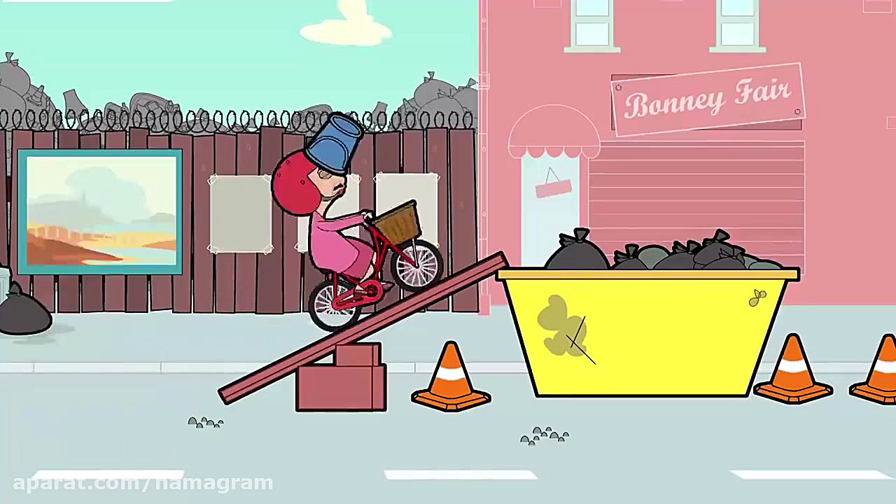 کارتون مستربین  مشکلات سفر جاد...