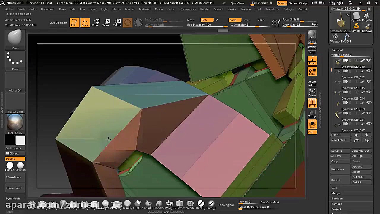 درسِ بیست و یکم  : زی مادلینگ...