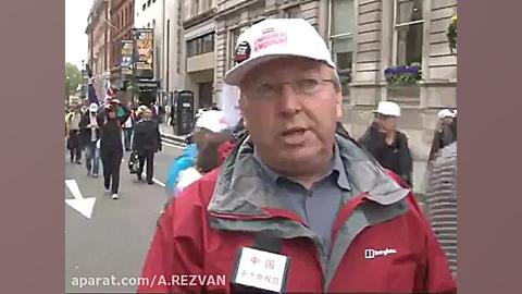 تظاهرات گسترده در انگلیس