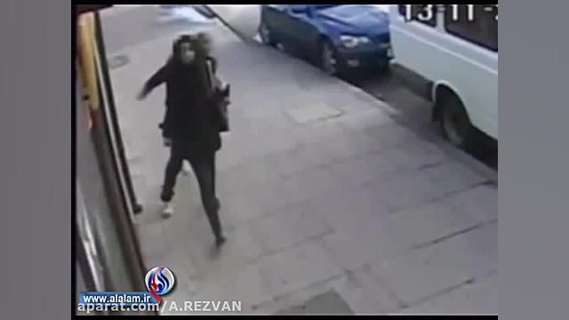 دوربین مخفی  حمله به بانوان مح...