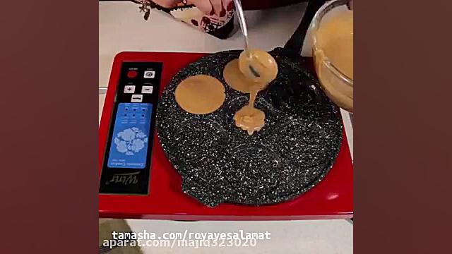 آموزش آشپزی در یک دقیقه پنکیک