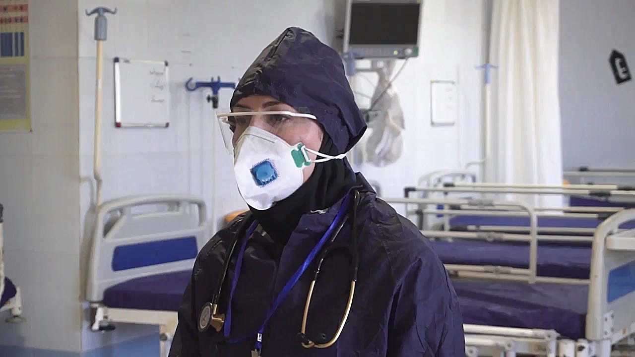 کارکنان بیمارستان قشم : کرونا...