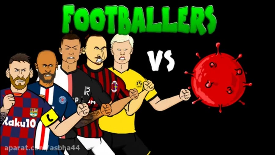 فوتبالیست ها در برابر ویروس کر...