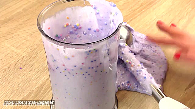 آموزش ساخت اسلایم به شکل بستنی