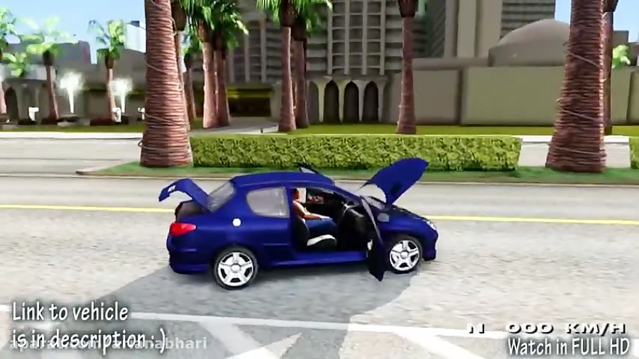 پژو 206 صندوق دار کوپه در GTA5