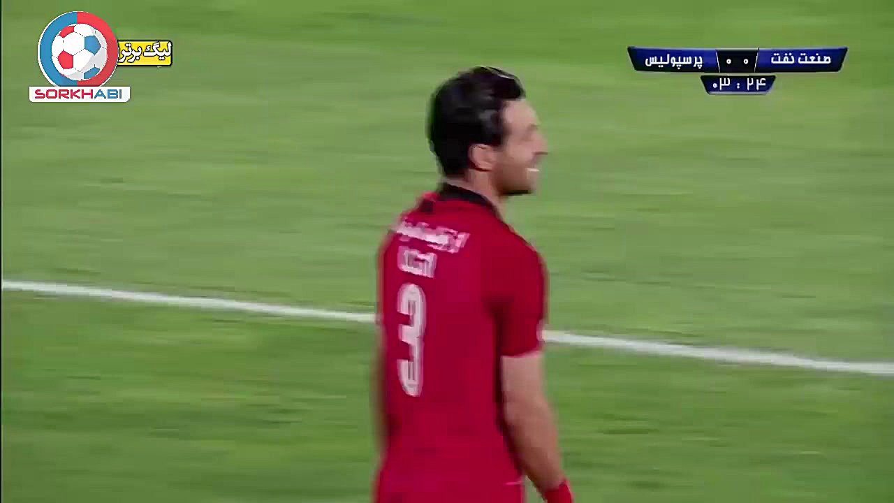 خلاصه بازی حساس پرسپولیس و صنع...