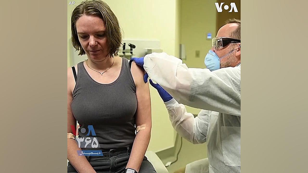 زنی که واکسن آزمایشی کرونا روی...