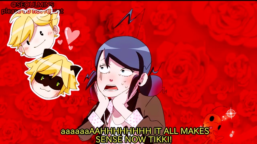 کمیک دختر کفشدوزکی و گربه سیاه