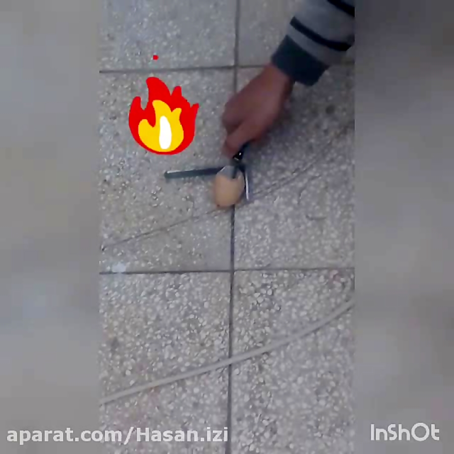 ترقه سیگارت داخل تخم مرغ(صحنه...