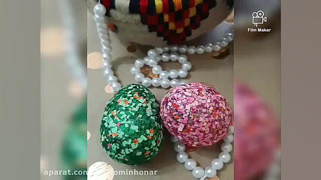 آموزش تخم مرغ رنگی رنگی برای ه...
