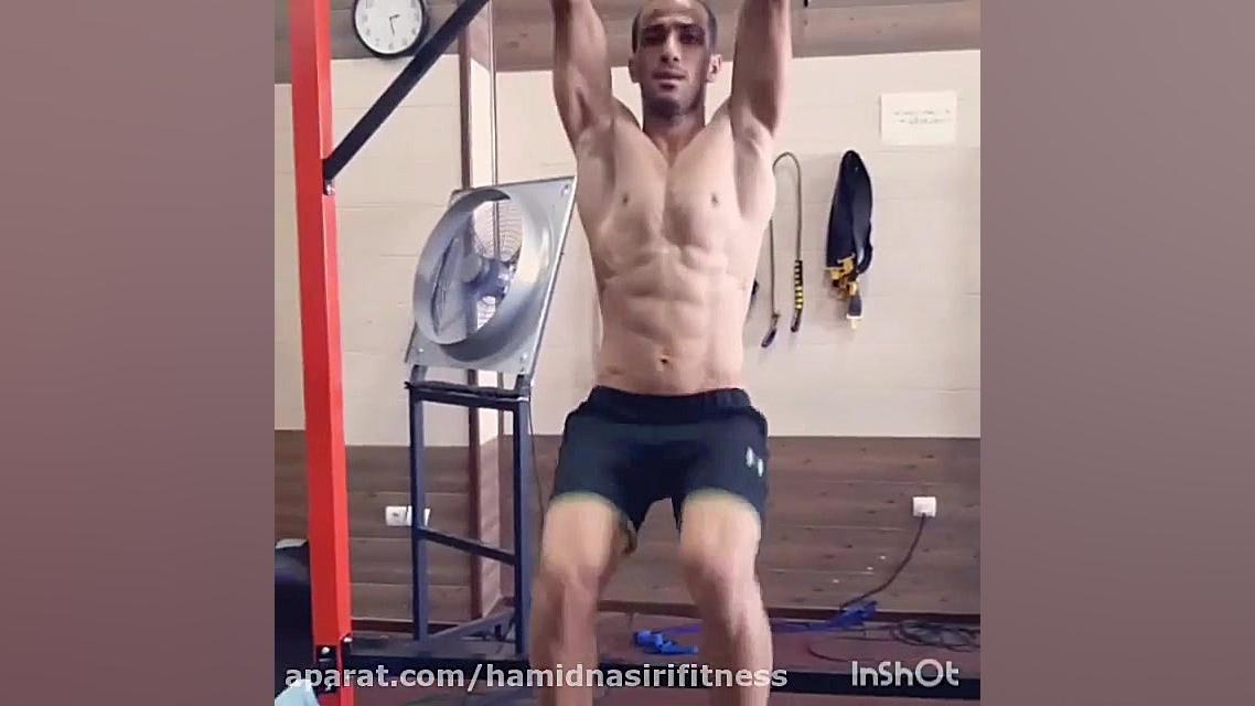 شکم زیر شکم چربی سوزی کات عضلا...