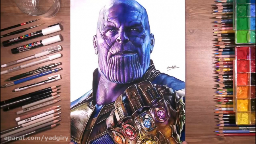 آموزش نقاشی شخصیت معروف 17 : ت...