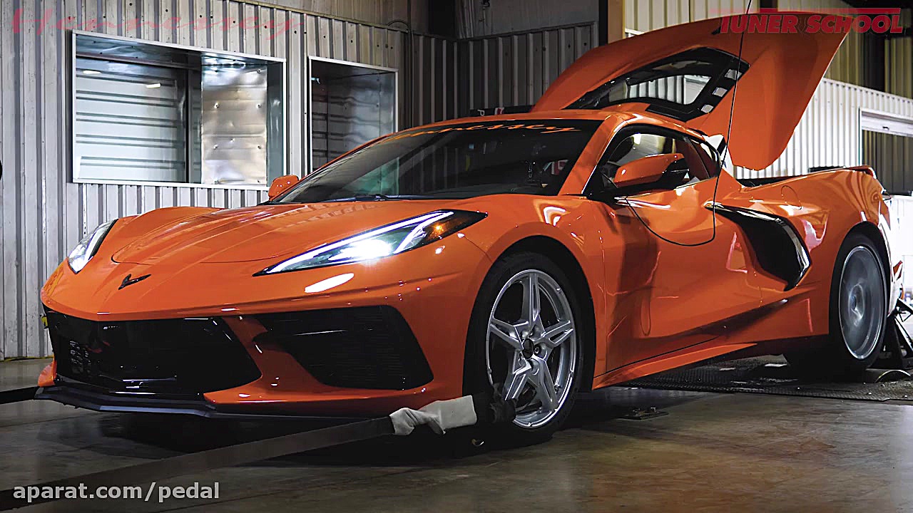 تست داینوی شورولت کوروت C8