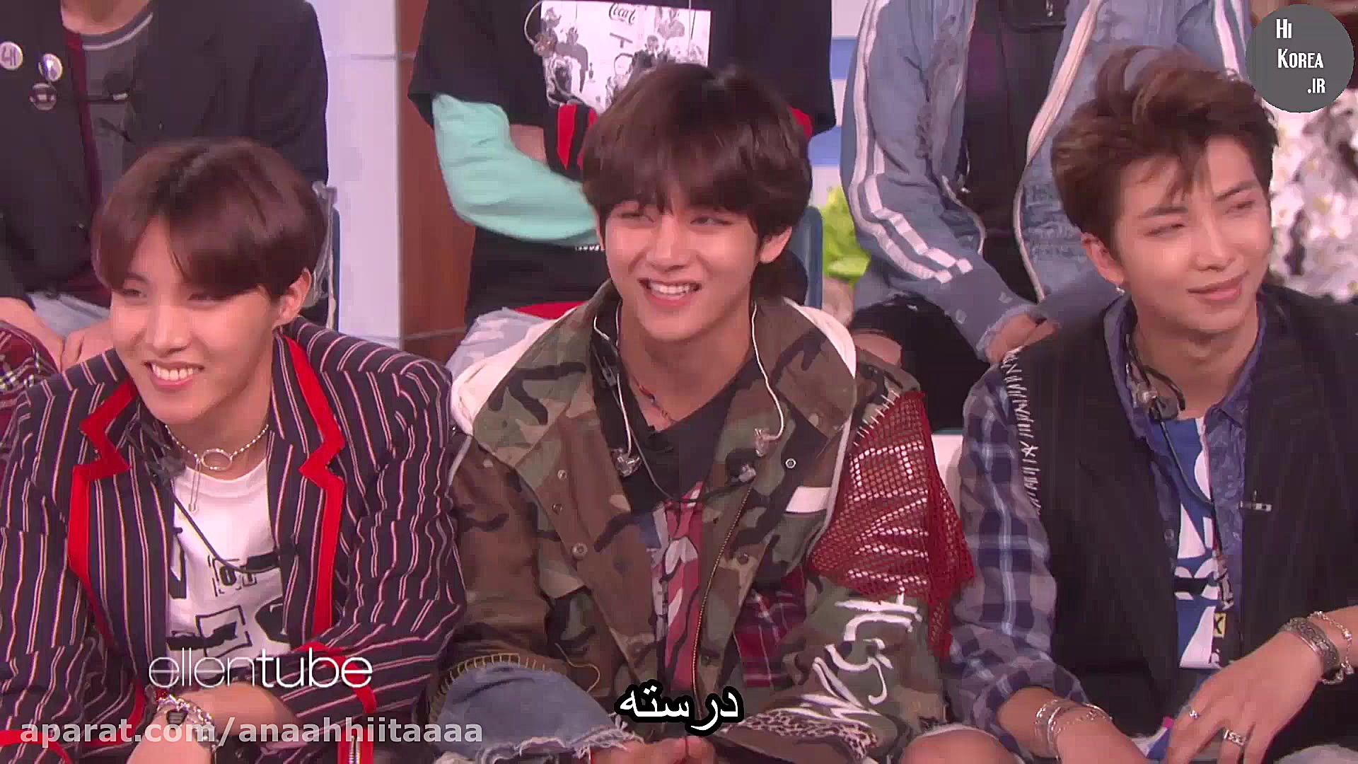 بی تی اس در الن شو با زیر نویس...