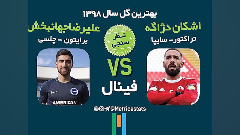 نظرسنجی فینال برترین گل سال 98...