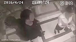 دوربین مخفی  آسانسور