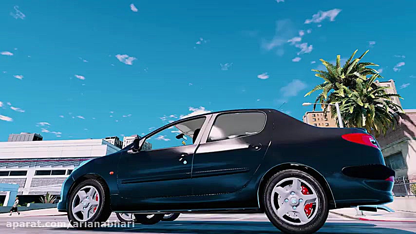 بازی پژو 207 صندوق دار در GTA5