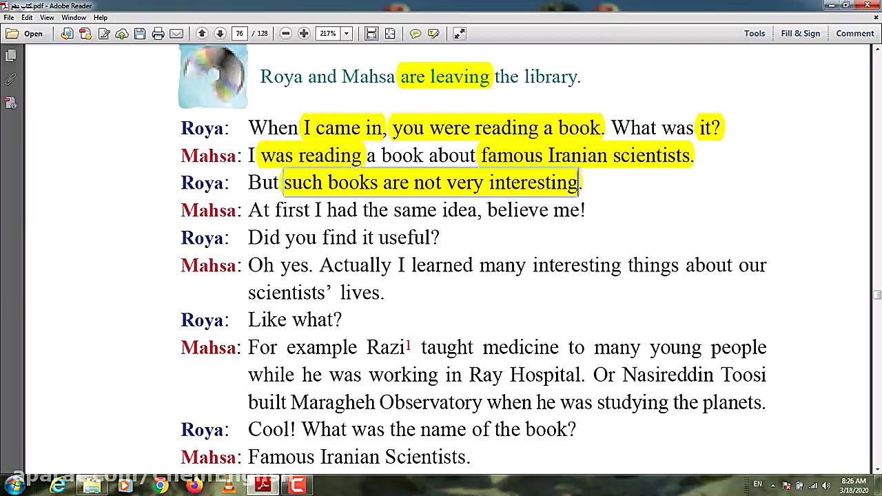 تحلیل سطر به سطر زبان انگلیسی...