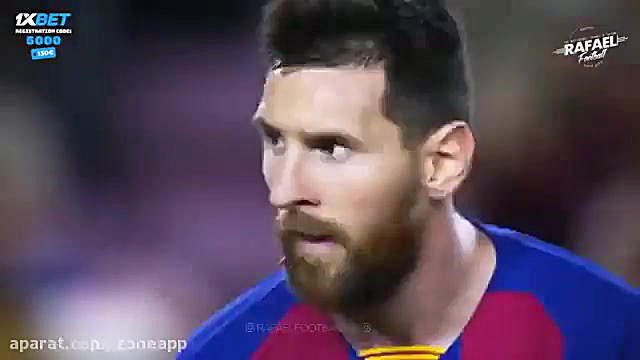 حرکات خیره کننده لیونل مسی