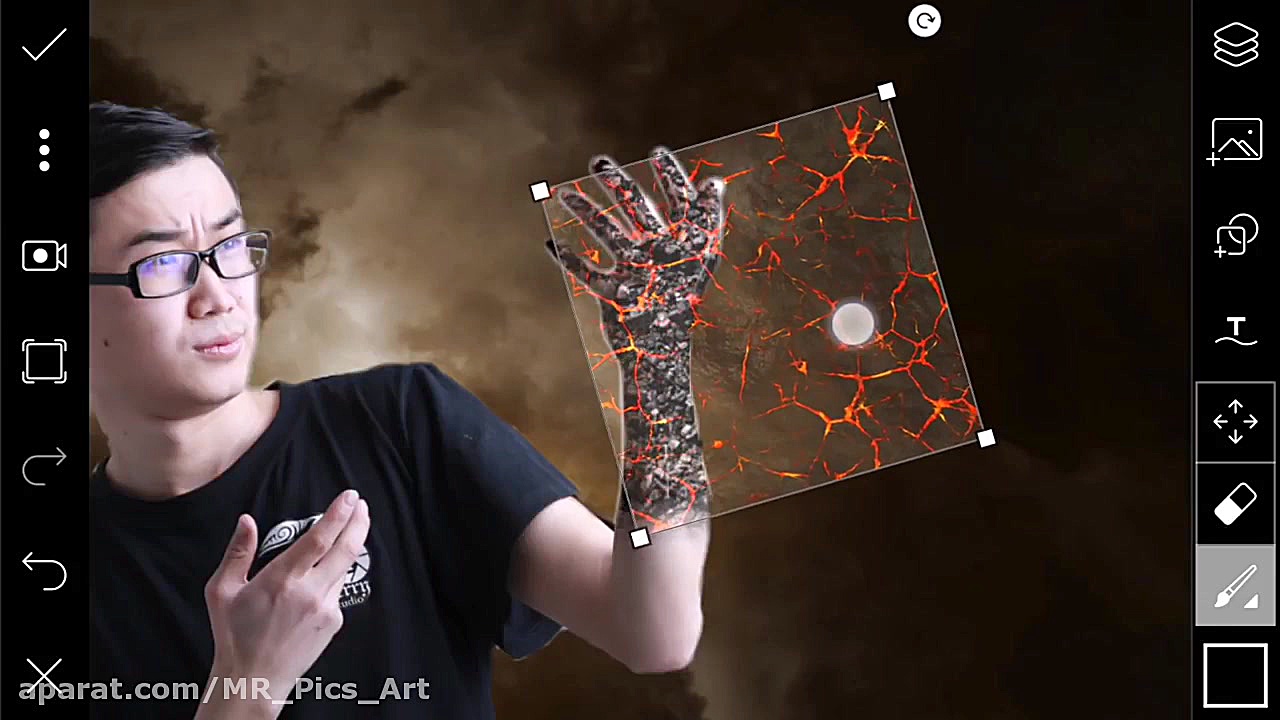 اموزش ساخت دست اتشین