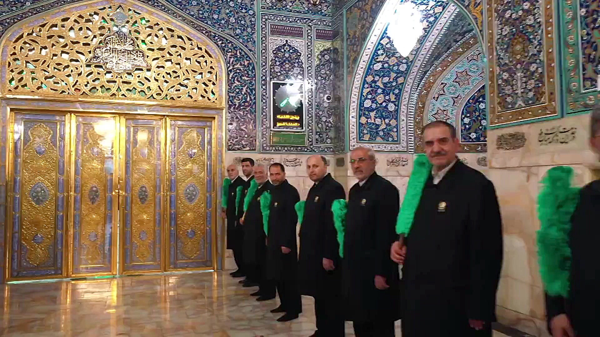 زیارت کبوترانه حرم مطهر رضوی د...