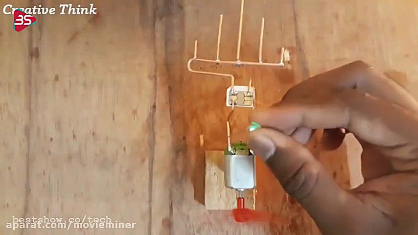 ساخت ژنراتور برق فقط با یک سیم...