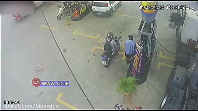 زیر گرفتن دلخراش یک موتورسیکلت...