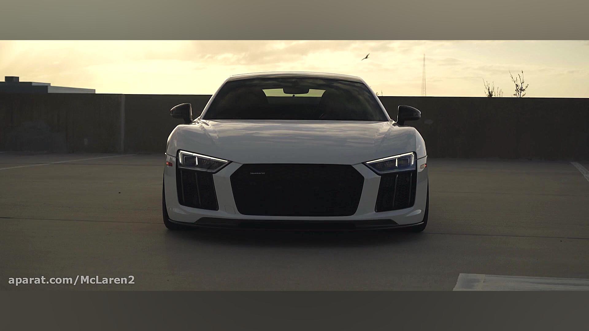 آئودی r8 با رینگ ووسِن