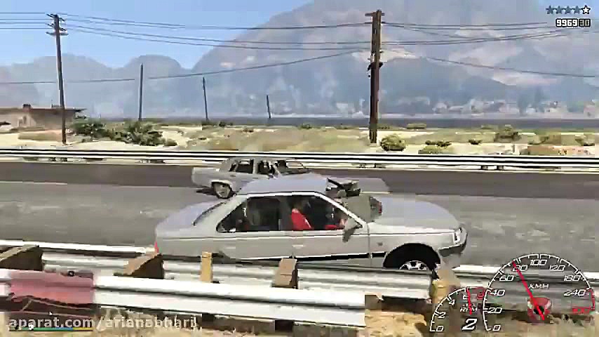 بار قاچاق پژو پارس در GTA5