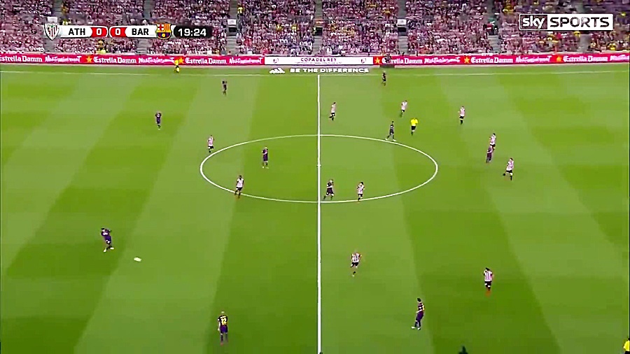 گل مسی به بیلبائو [ از وسط زمی...