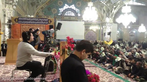 جشن نیمه شعبان در حرم امام رضا