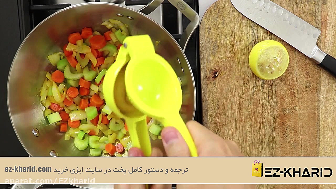 آموزش آشپزی سوپ مرغ با برنج ای...