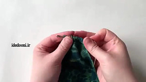 دوخت ماسک پارچه ای طرح دار