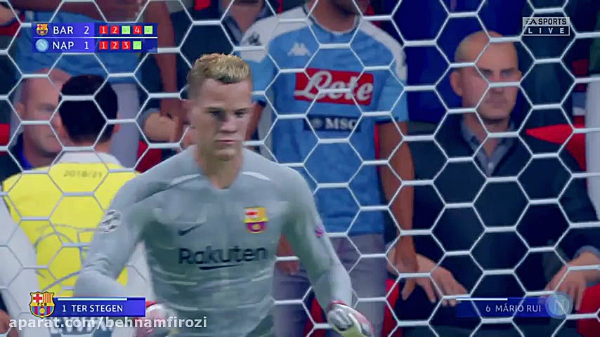 تساوی بارسلونا و پنالتی در وقت...