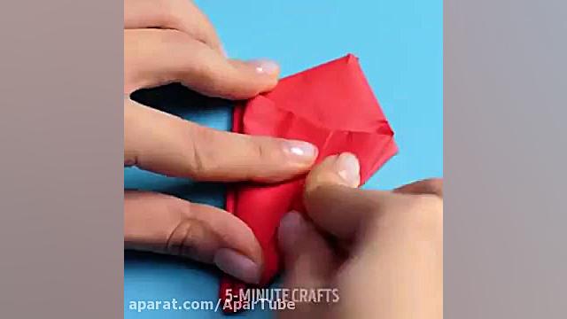 ترفند های کاردستی با کاغذ رنگی...