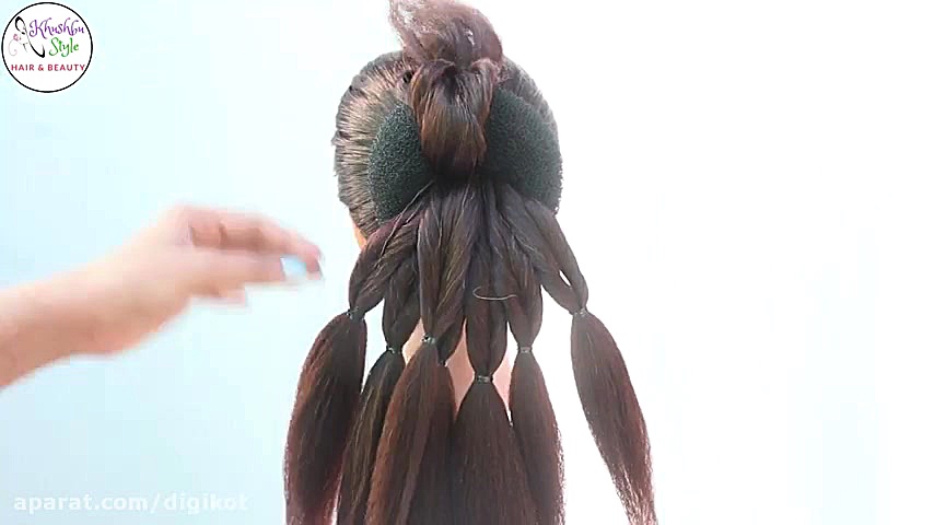 مدل موی شیک و آسان برای مهمانی...