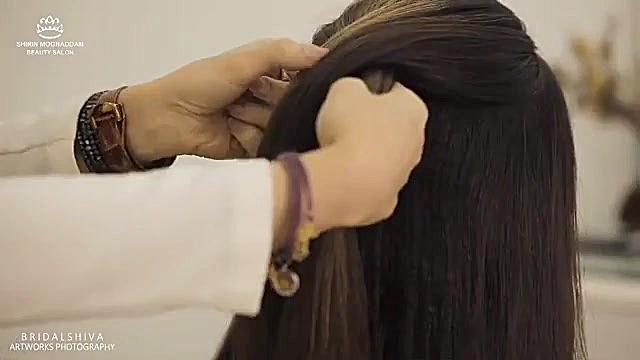 مدل مو  آموزش بافت مو با سارا...