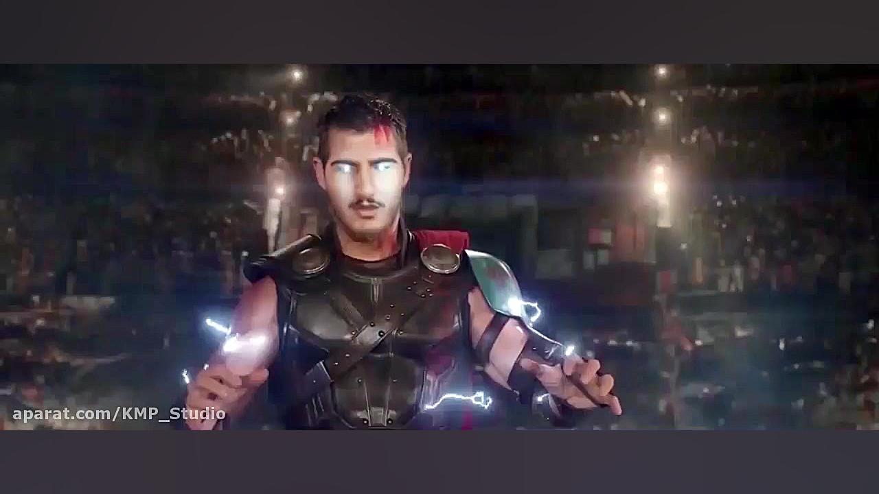 چه جنگی شده!  Thor Vs Hulk