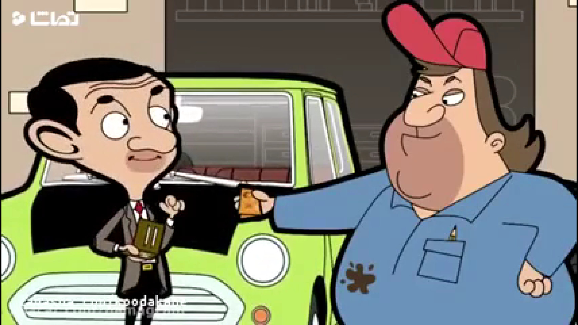 کارتون مستربین  ماشین جدید مست...