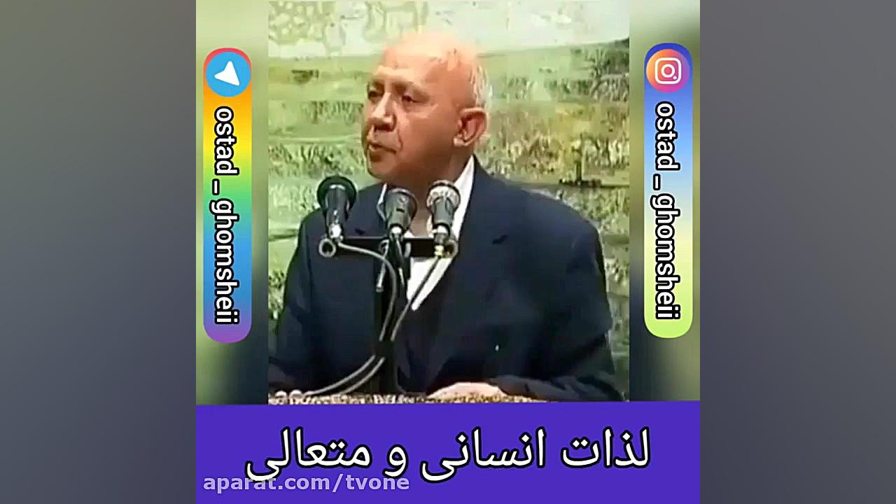 دکتر الهی قمشه ای  لذات انسانی...