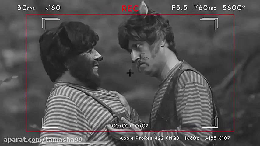 پشت صحنه های فیلبرداری پیشونی...