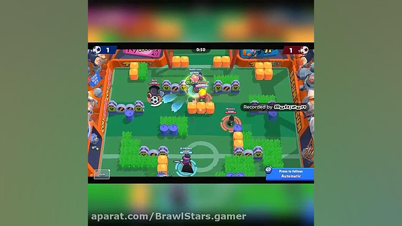 یه گل خوشگل توی بازی براول است...