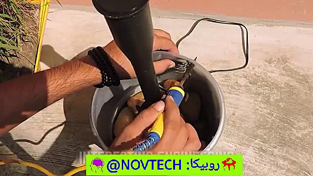 ساخت آبفشان با بخار