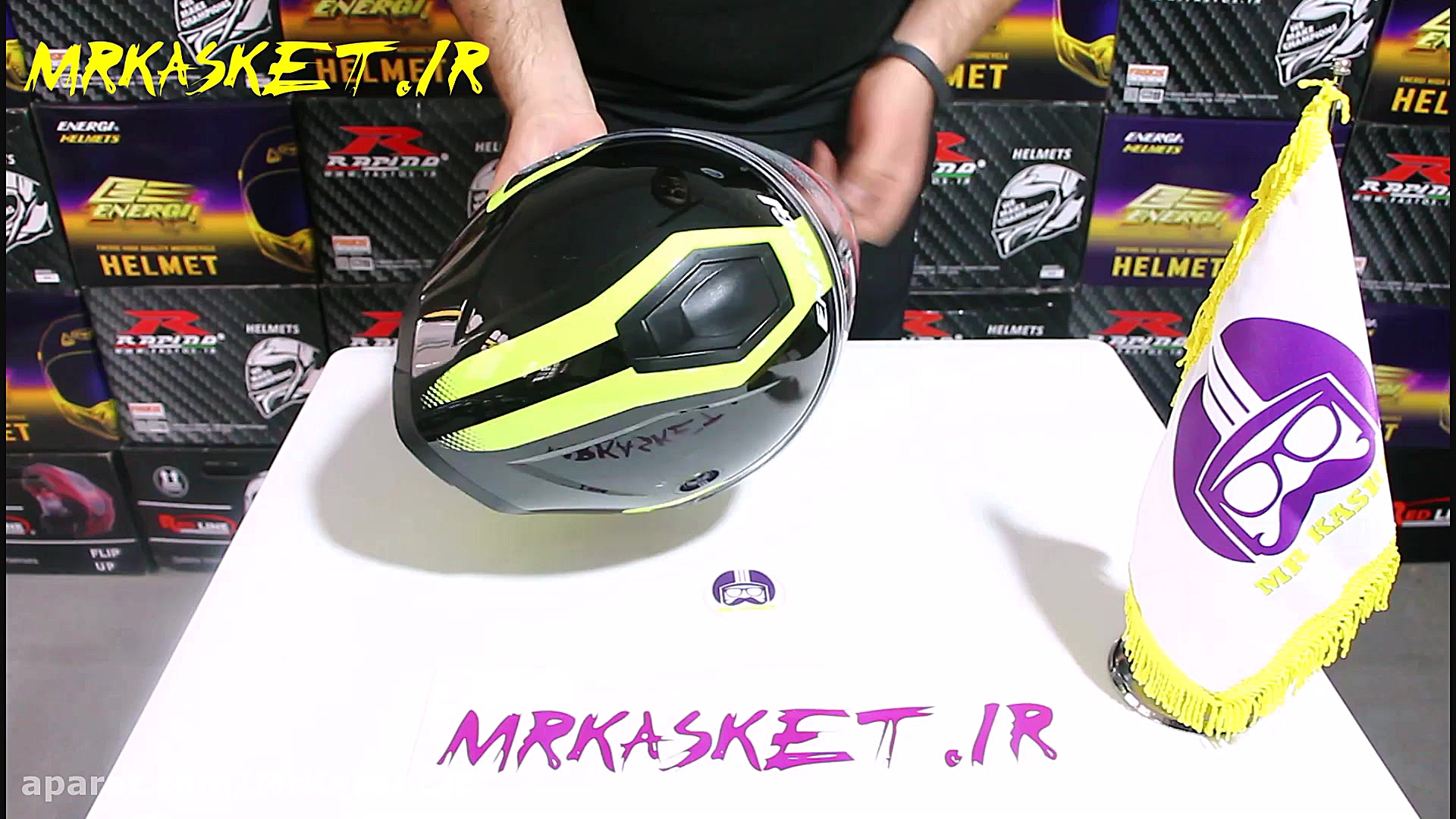 کلاه کاسکت بدون فک انرژی