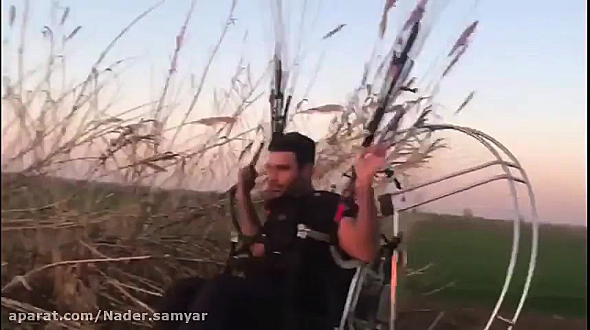 پرواز پاراموتور  خلبان سامیار