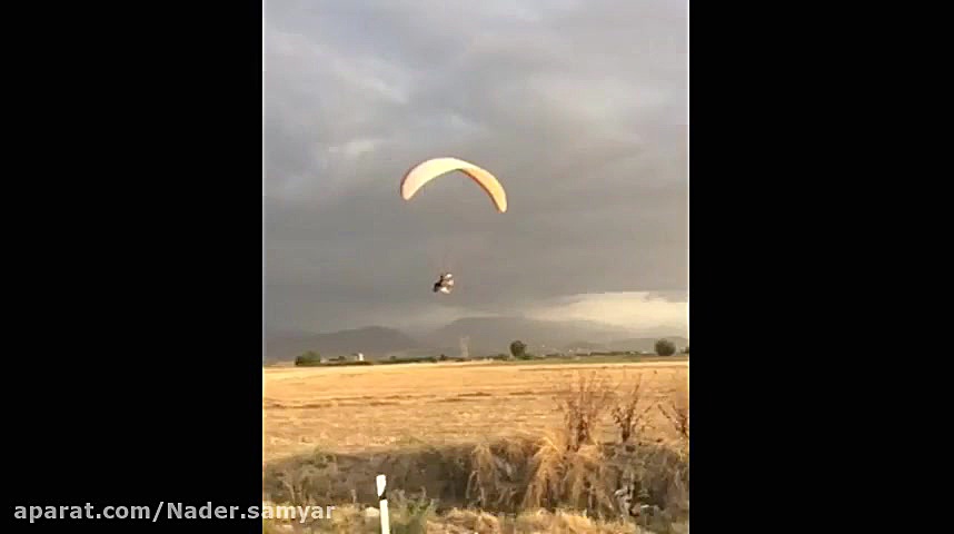 پرواز پاراموتور  خلبان سامیار