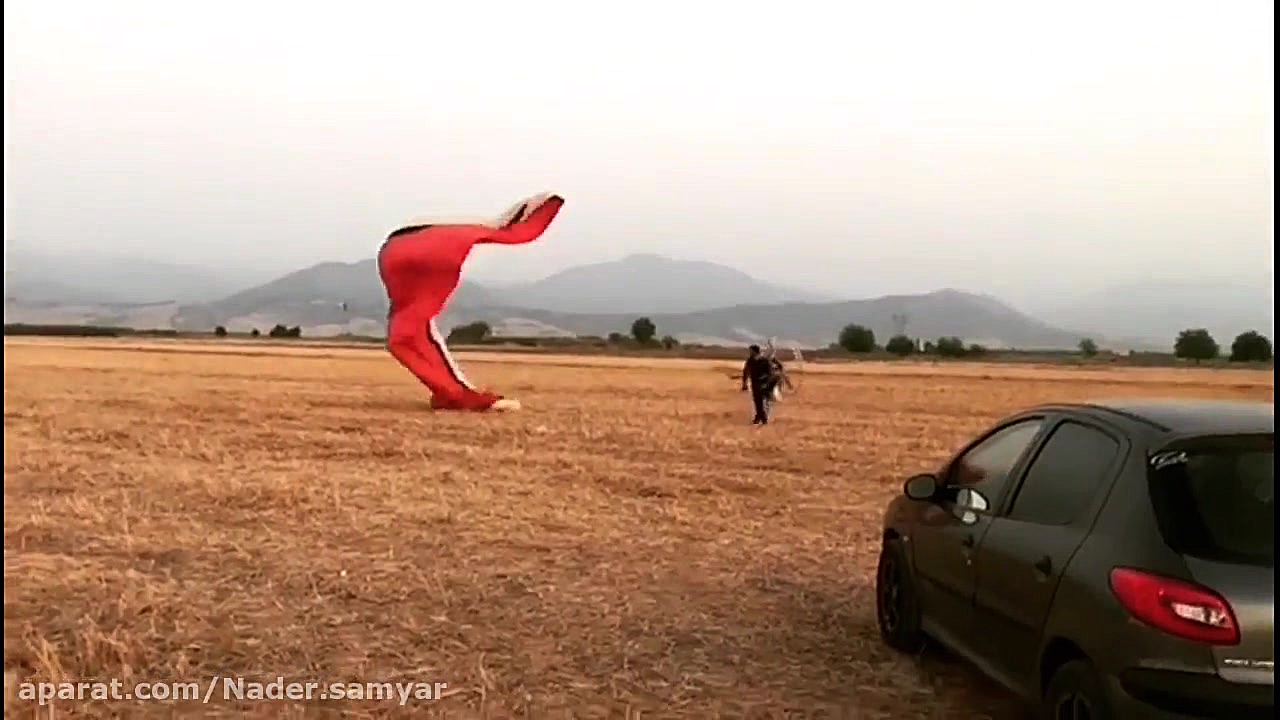 پرواز با پاراموتور  خلبان سامی...