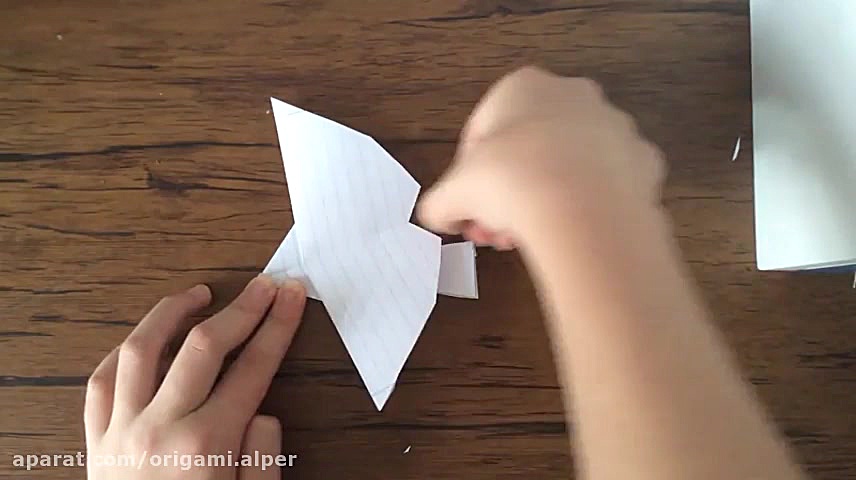 اوریگامی پرنده    خیلی خفن و ا...