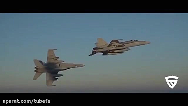 کلیپی از جنگنده های اف آ ۱۸ هو...