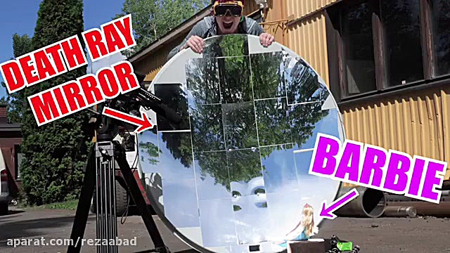 سوختن عروسک با نور خورشید